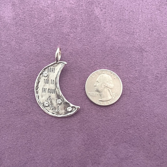 Grace & Heart “Moonstruck” Pendant P-1435-SS - Picture 2 of 3